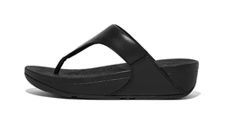 LULU SANDALI INFRADITO IN PELLE METALIZZATA BLACK